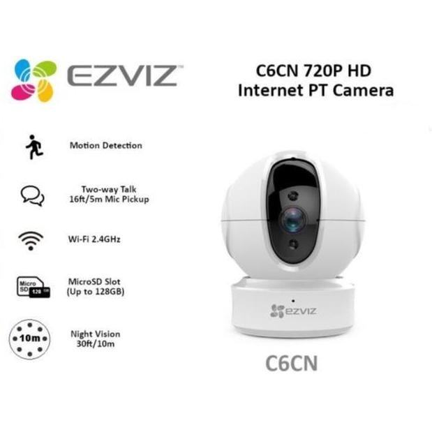 Promo Cctv  Ezviz C6Cn 720P / Smart Ip Camera Wi-Fi Ezviz C6Cn 1Mp