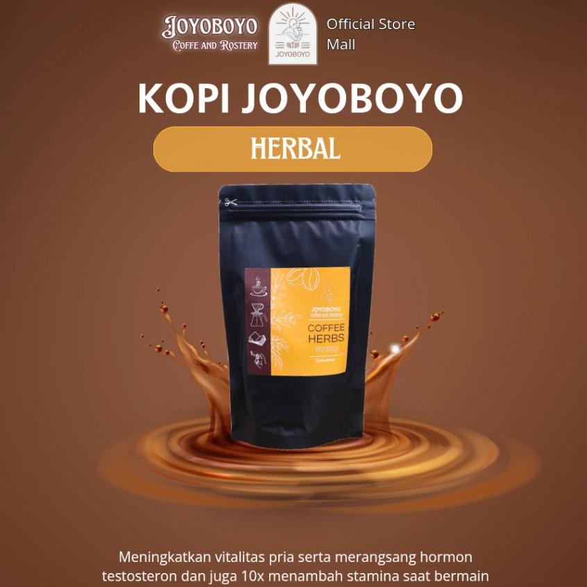 

Ready!! Joyoboyo Kopi Herbal Stamina Pria Badan Kuat Tahan Lama Isi 150gr