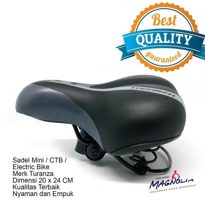 Promo Sadel Jok Sepeda CTB Seli Selis Listrik Lebar Empuk Ukuran Dewasa COD
