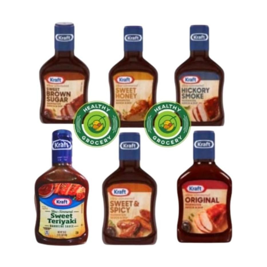

Kraft Sauce Barbecue 510Gr / Saus Barbeque / Bbq / Original / Spicy Honey / Hickory Smoke/ Teriyaki