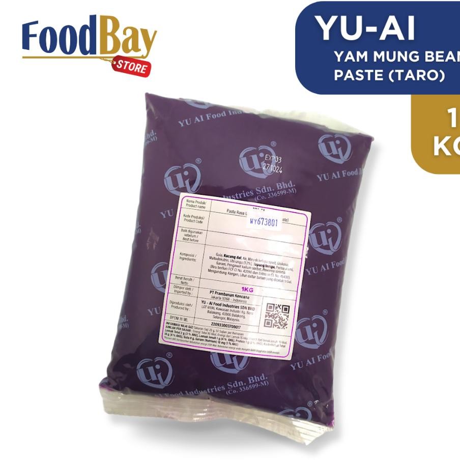 

Yu-Ai Yam Mung Bean Paste Taro Ubi Ungu Pasta 1 Kg