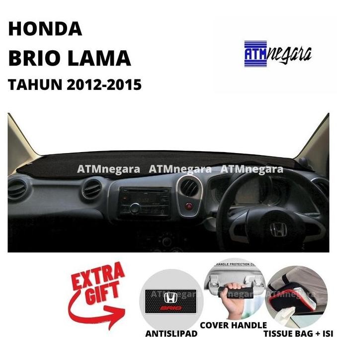 Promo Cover Dashboard Brio Lama Tahun 2012-2015 Aksesoris Premium Alas Pelindung Dasbor COD