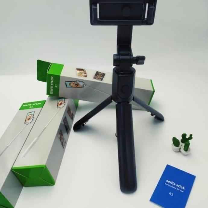 Mini Tongsis Tripod Dengan Tombol Bluetooth Kamera