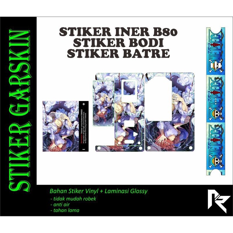

Stiker Stiker Paket Inerstiker Batre Centa B80 F Garskin Label Custom Fullbody Presisi Bisa COD