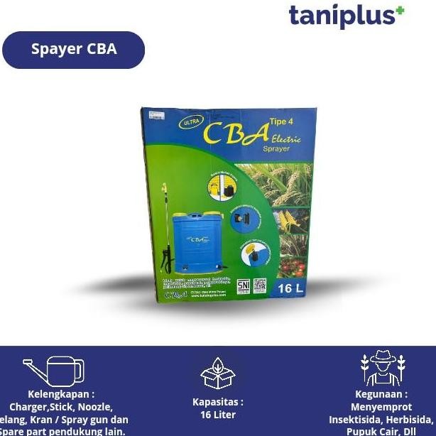 Sprayer CBA Ultra Electric 16 Liter - Alat dan Mesin Pertanian