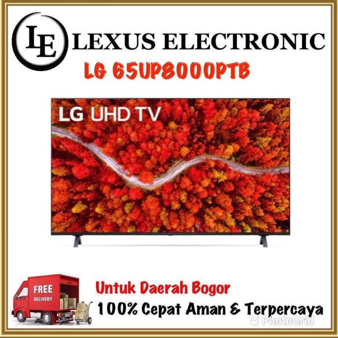 BEBAS ONGKIR - LG LED SMART TV 4K 65 INCH | 65UP8000PTB | 65UP8000 | UP8000
