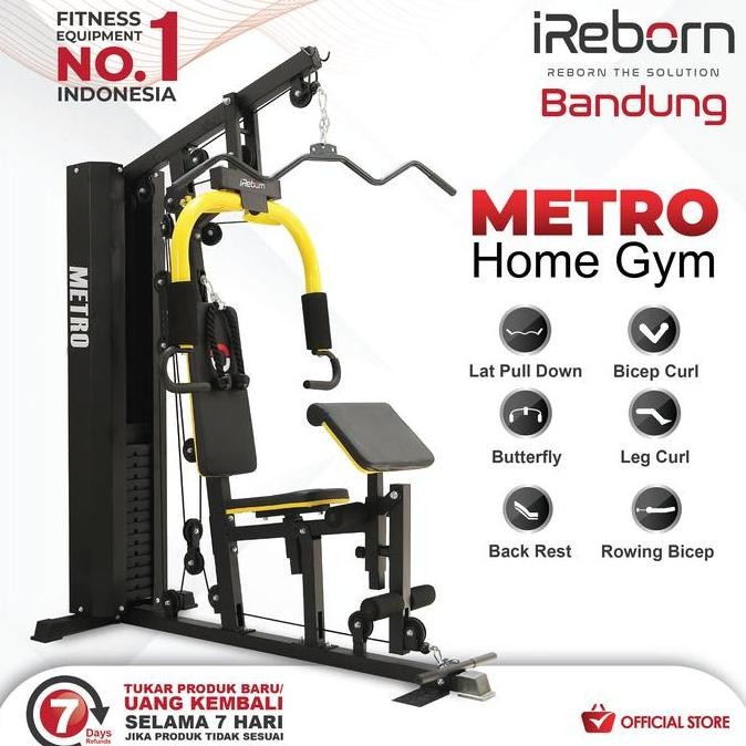 NEW Alat Fitness Home Gym 1sisi 150LBS iReborn Metro