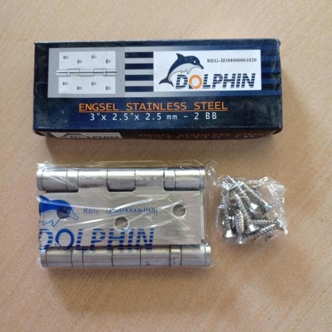 Engsel Pintu Dolphin / Engsel Jendela Dolphin Stainless 3" Allshop