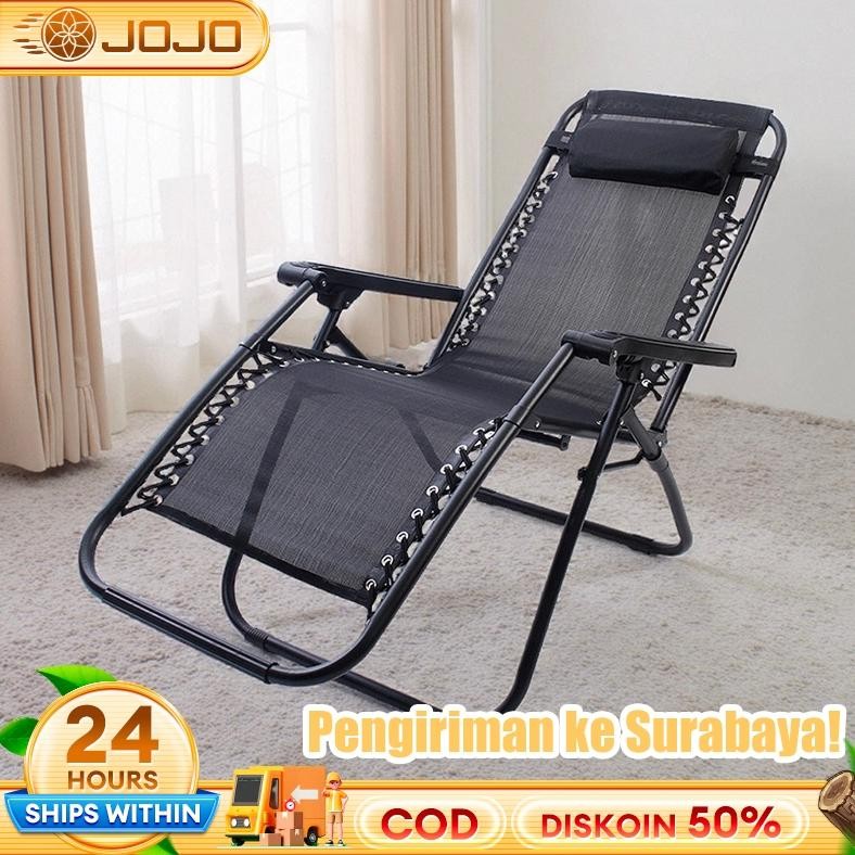 Kursi Lipat Santai Tempat Tidur Lipat Kursi Lipat Panjang Kasur Portable Kursi Lipat Tidur Santai