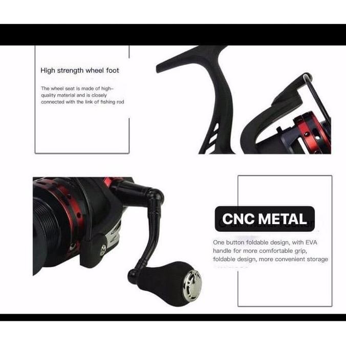 Reel One Way Power Handle Metal Handle Reelsking Xm 13 Plus 1 Bb 6000 Allshop