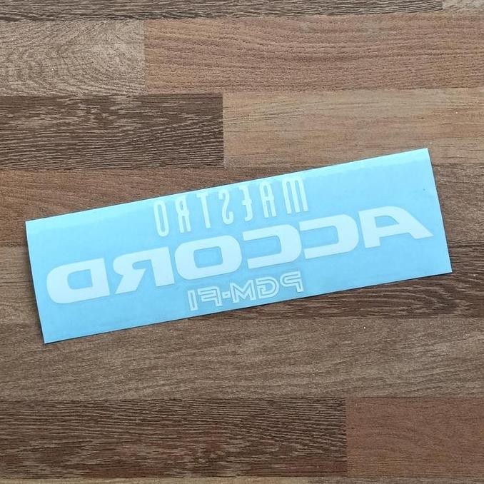 Sticker Stiker Kaca Belakang Honda Accord Maestro Pgmfi Jdm Oracal