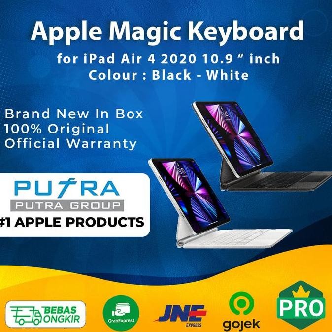 BEBAS ONGKIR - Apple Magic Keyboard for iPad Air 4 2020 10.9" Inch - Ipad Pro 2020