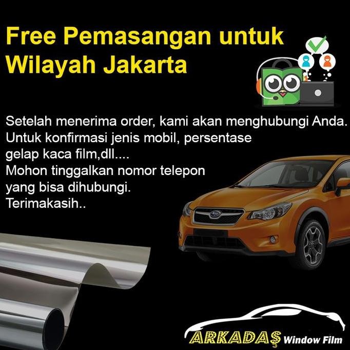 Kaca Film Mobil Sunprotect / Calya / Kaca Depan / Kacafilm