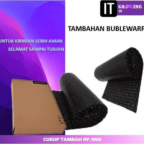 

BEBAS ONGKIR - Tambahan Bublewarp Untuk Pengiriman Lebih Aman