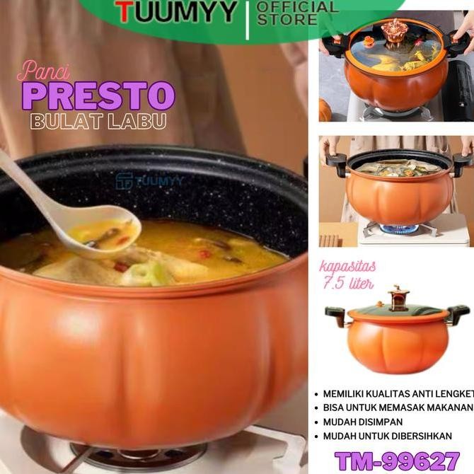 [Spesial Cuci Gudang Harga Murah] Variant Panci Presto Model Labu Batu Medis 2 Ukuran 24 Cm Kapasita