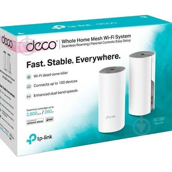 TERMURAH - TP - LINK DECO E4 AC1200 Whole Home Mesh Wifi System
