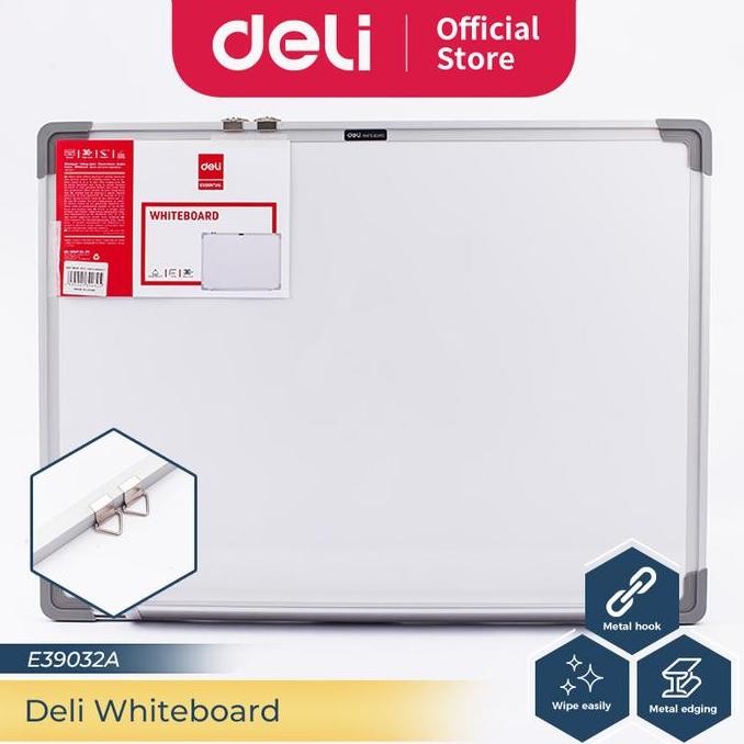 

Deli Papan Tulis Putih Gantung Magnetik Ukuran 45 x 60 cm E39032A