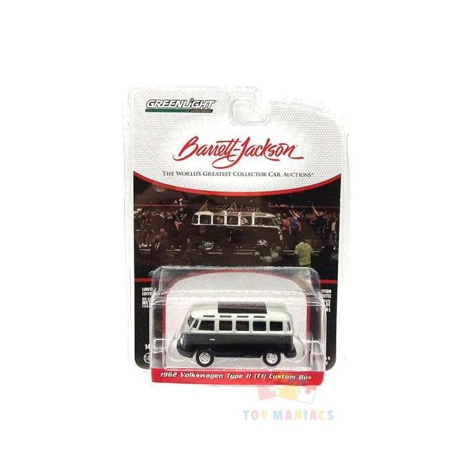 Greenlight 37250-A Volkswagen T1B Custom Bus Black/White Barrett JACKS
