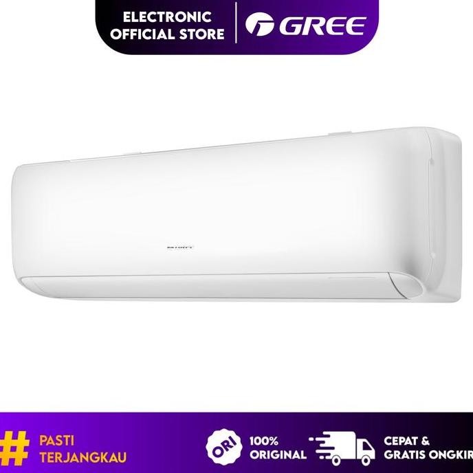TERMURAH - GREE GWC18N1A Ac 2 PK Split Deluxe Standard Series Black Diamond Fin | Air Conditioner 2P