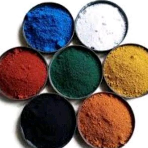 Oker Pigmen Pewarna Semen / Pewarna Paving Blok Semua Warna Kualitas Terbaik Harga Termurah