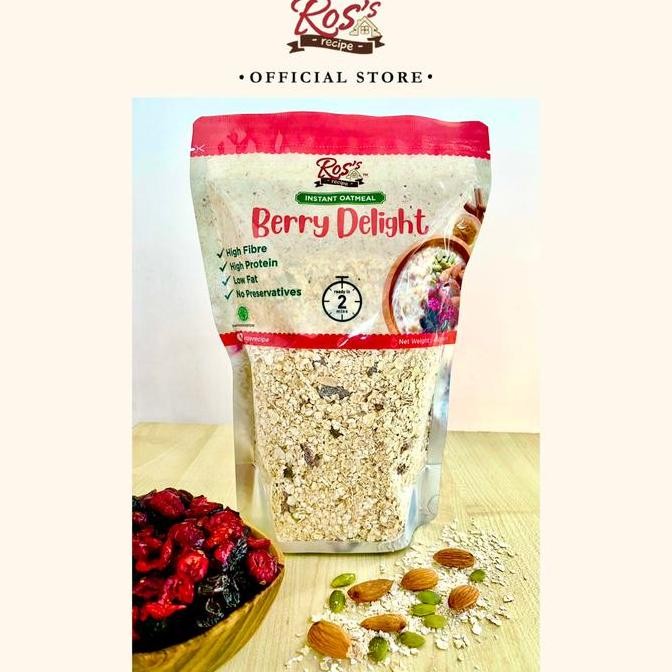 

Ros Recipe Instant Oatmeal Berry Delight 450 gr