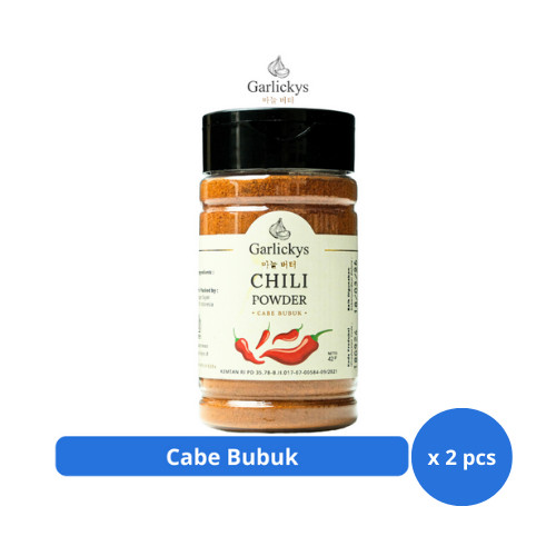 

GARLICKYS Cabe Bubuk Premium Quality 42gr x 2 pcs
