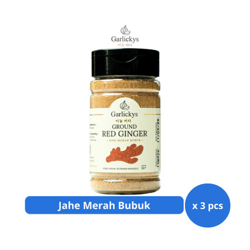 

GARLICKYS Jahe Merah Bubuk Premium Quality 50gr x 3 pcs