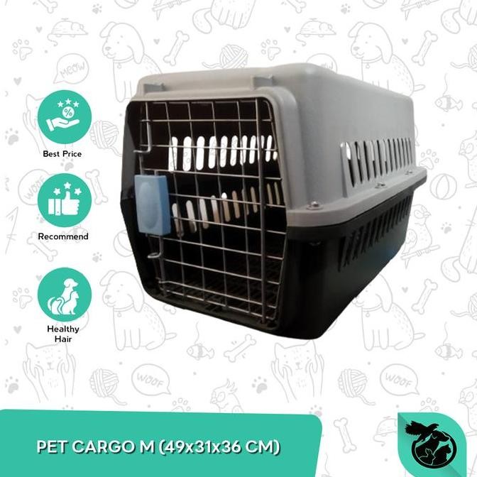 TERMURAH - Kandang Kucing / Anjing Portable Ukuran Sedang - Pet Cargo M