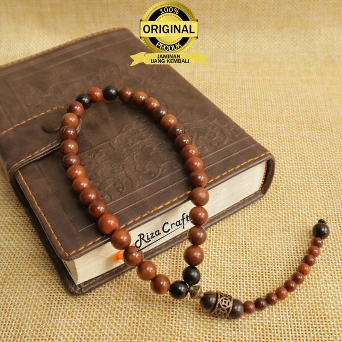 Tasbih Kayu Kokka Kaukah Kokka Kaokah Kokah 33 Butir Asli 100% Original