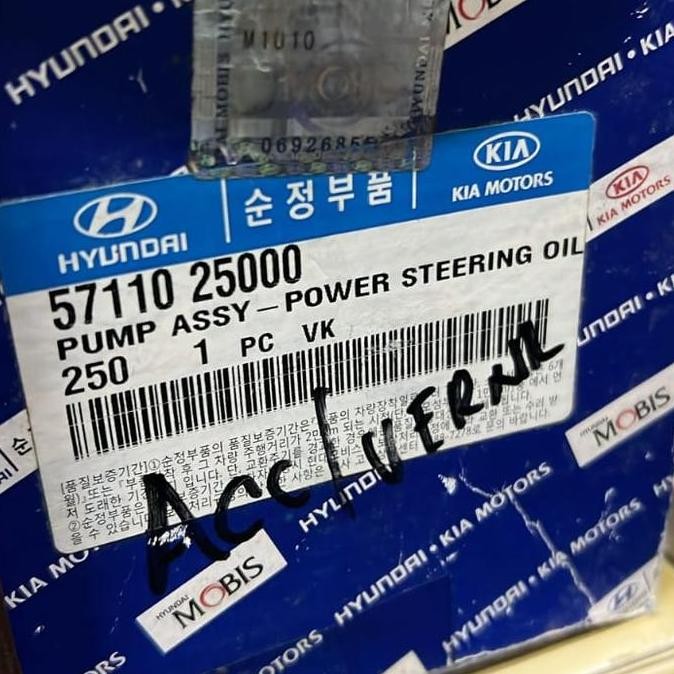 Pompa power steering original Hyundai verna- avega 2000-2009