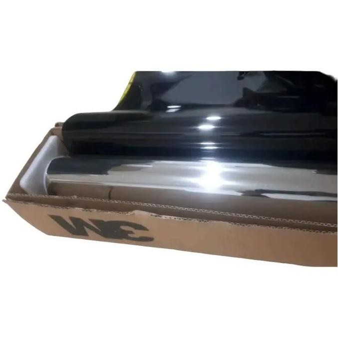Kaca Film 3M Black Chrome / Kaca Film 3M Silver Black One Way - Meteran