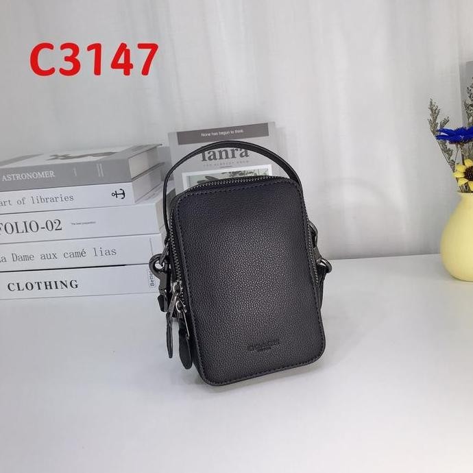 Sling bag Top Handle terlaris full kulit - tas selempang - tas terlaris - tas phone bag - tas pria