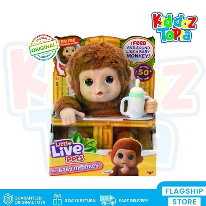 Little Live Pets My Baby Monkey Mango 26558