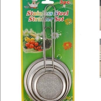 Saringan Kopi Teh Minyak 3 In 1 Halus Strainer Stainless Ayakan Bubuk