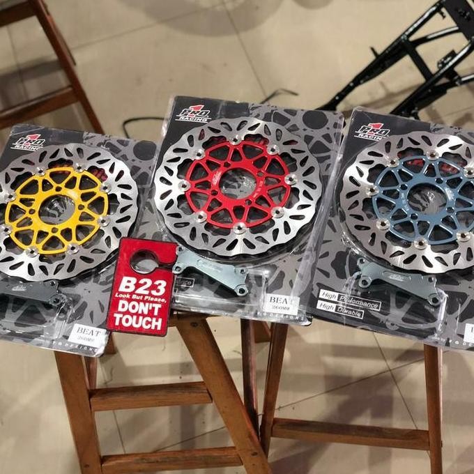 piringan pro1 260mm matic honda beat scoopy vario floating disk breket