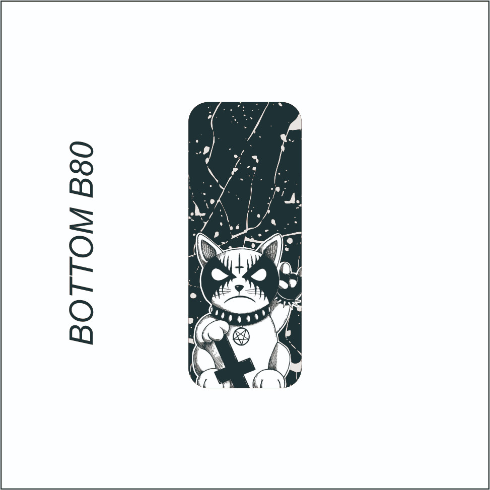 

[COD] Garskin Stiker Bawah 80 11 Label Custom Presisi Terlaris