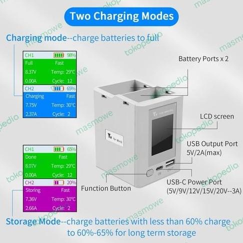 CHARGING HUB DJI MINI 3 PRO DJI MINI 3 Mini 4 TWO WAY CHARGER ORIGINAL