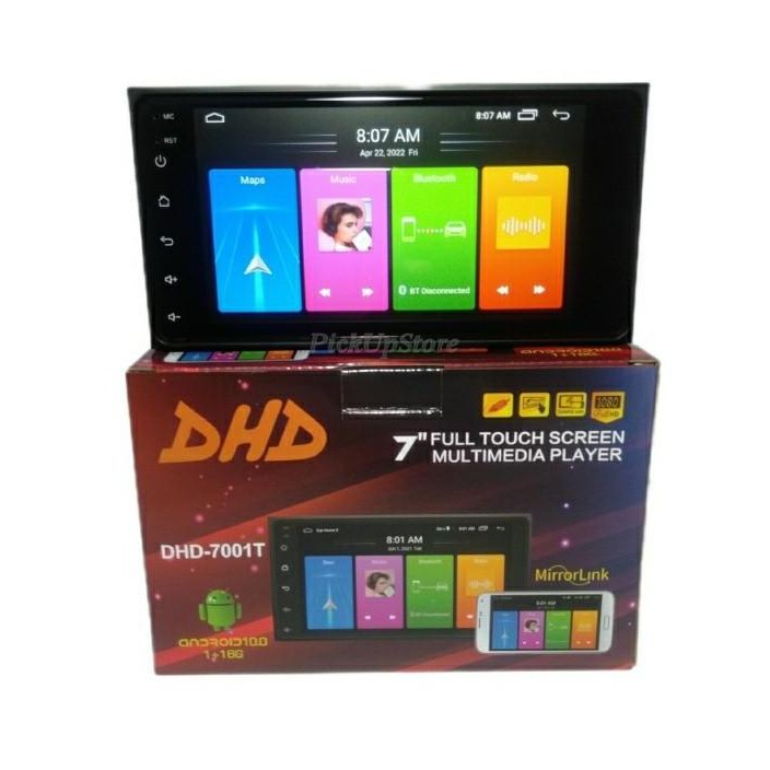 // Head Unit Android 7 Inch Dhd 7001 T Pnp Untuk Toyota Innova,Calya,Agya //