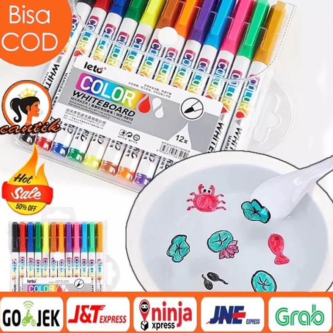 

Diskon Spidol Warna Ajaib / Mainan Spidol Air Mengapung / Magic Marker Spidol White Board 12Pcs / Magic Marker Floating Pen Water/Spidol Ajaib/Spidol Apung Air/ Spidol Papan Tulis Promo
