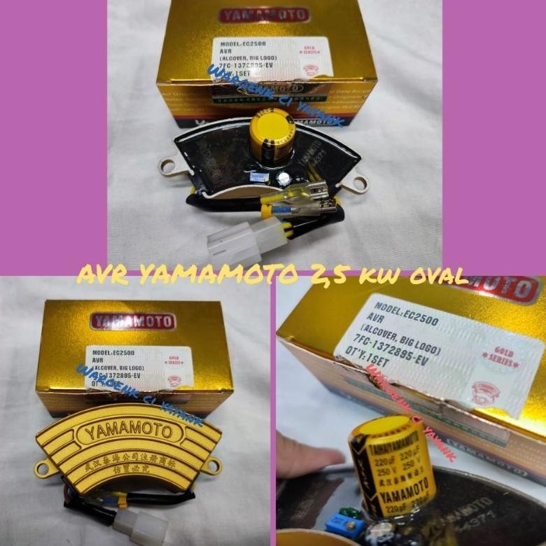 Avr genset oval merk yamamoto 2000 - 3000 watt original aSt