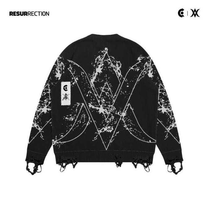 Gvfi X 510 Cracked Knit Black Co