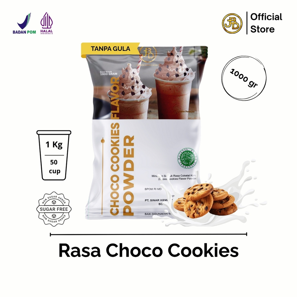 

Bubuk Minuman Premium CHOCO MUFFIN / CHOCO COOKIES - Jakarta Bubble Drink | BPOM&HALAL