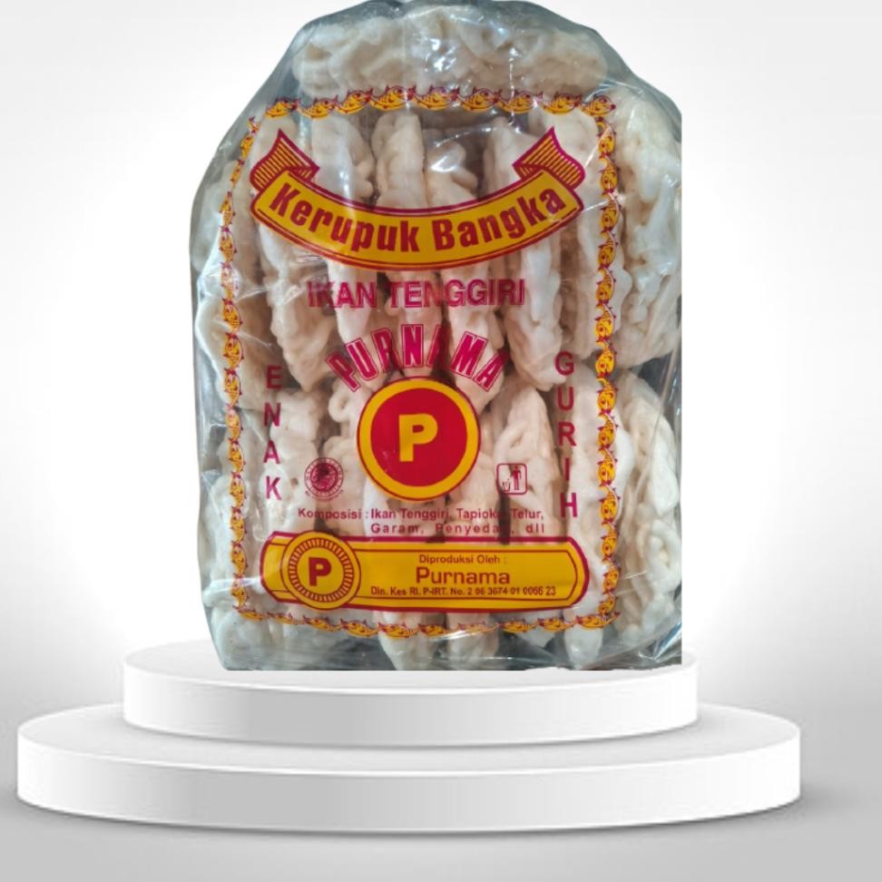 

Kerupuk Purnama Ikan Tenggiri Isi 17 Pcs Bangka