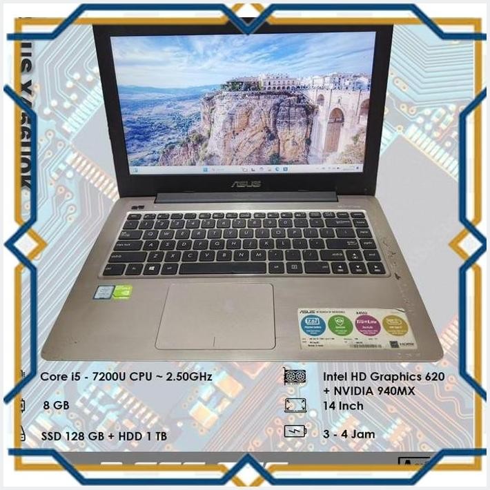 [ART] ASUS X456UQK - CORE I5 - GEN 7 TH - RAM 8 GB - SUDAH SSD