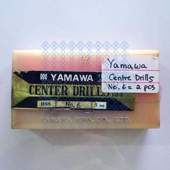 >*>*>*>*] Yamawa Center Drill 7/32" No. 6 Mata Bor Center Bubut Japan