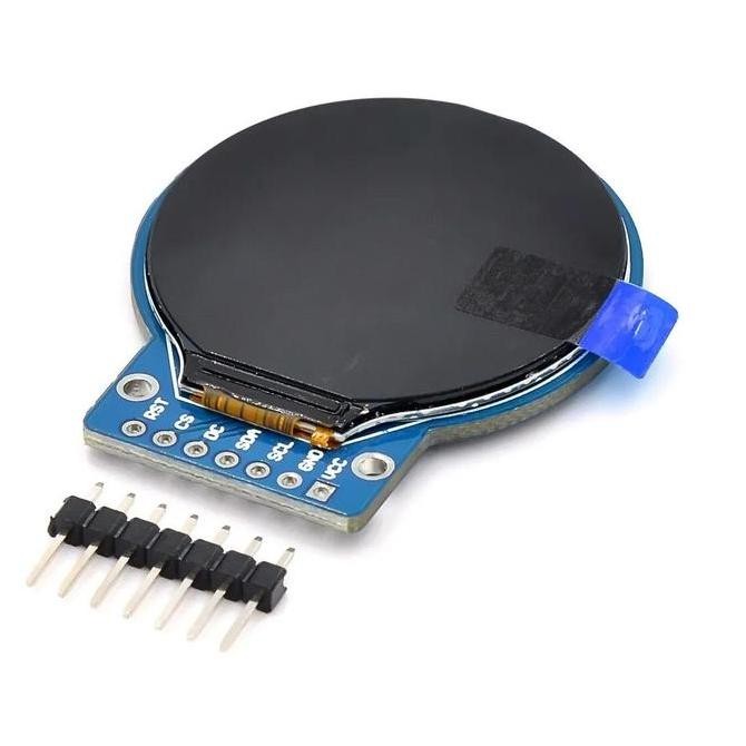 Modul Tft 1.28 Inch Display Lcd Round Rgb 240X240 Ips Module Gc9A01