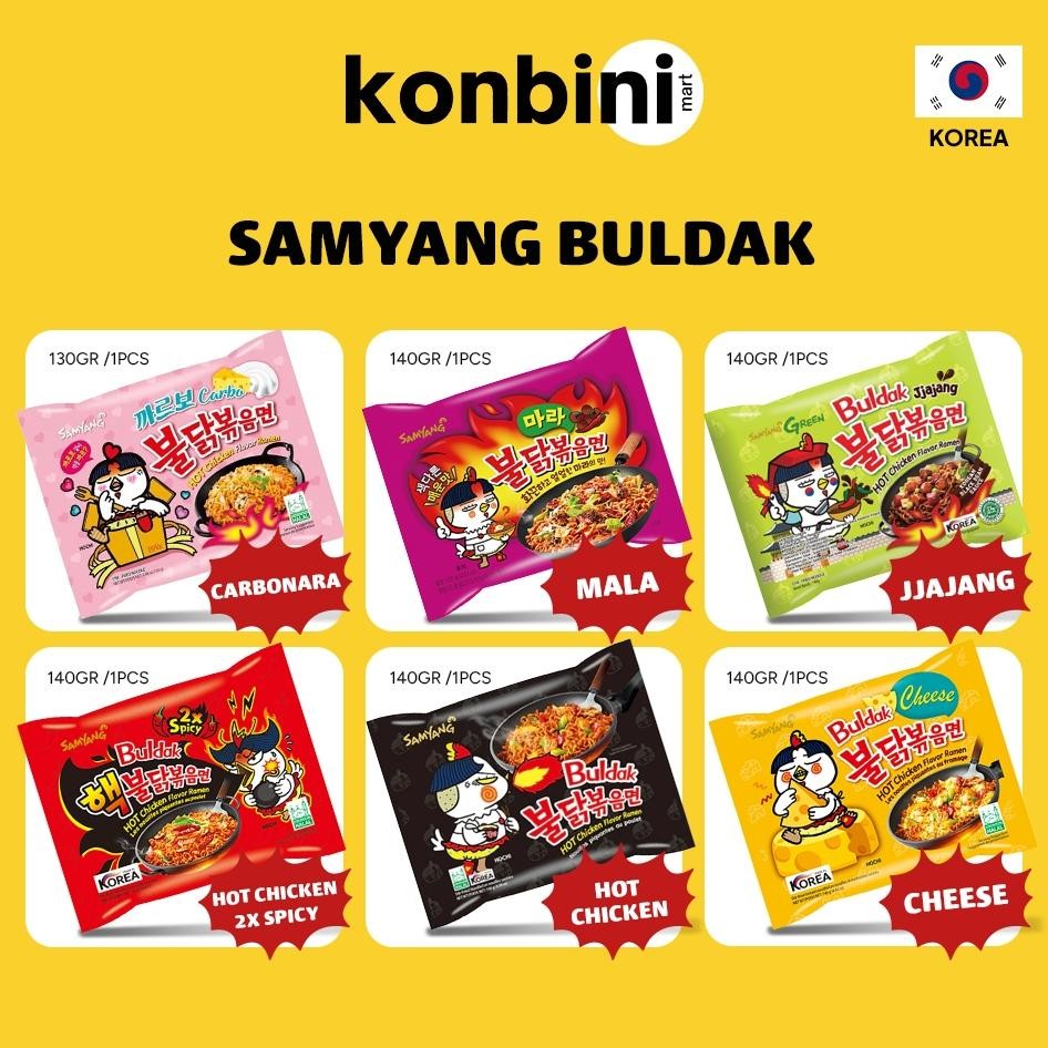

Konbini Korea Samyang Mie Nt Korea All Varian