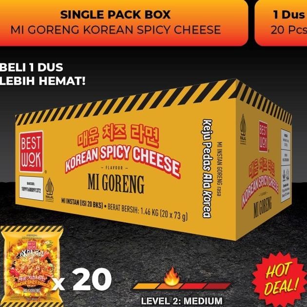 

Best Wok Mi Goreng Korean Spicy Cheese Dus 20 Pcs