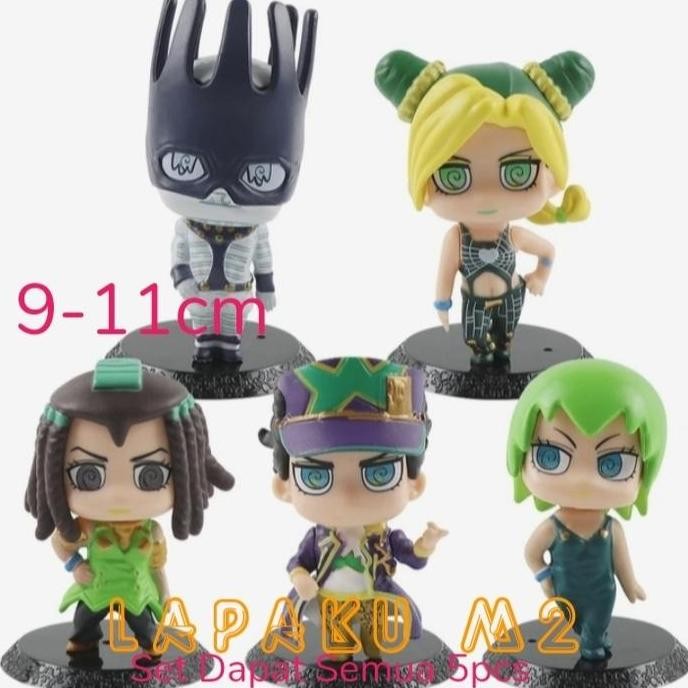 Terbaru ACTION FIGURE JOJO BIZZARE ADVENTURE CAPSULE SET ISI 5 lapaku72 dijamin