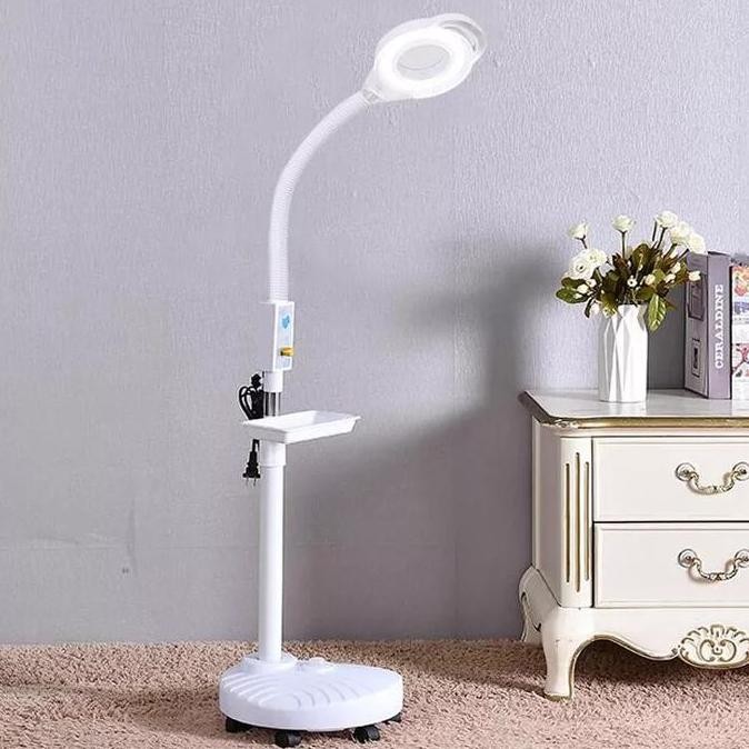

Magnifying lamp 16x Floor Lampu facial Lamp sulam Alis Kaca pembesar KS